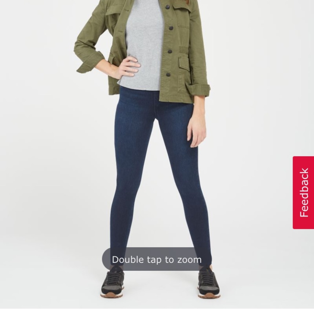 Spanx Jeanish Dark Blue Leggings